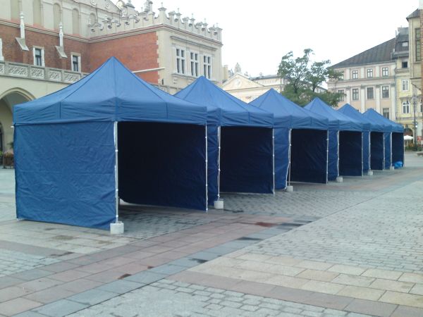 Wynajem namiotów handlowych Kraków, wyporzyczalnia